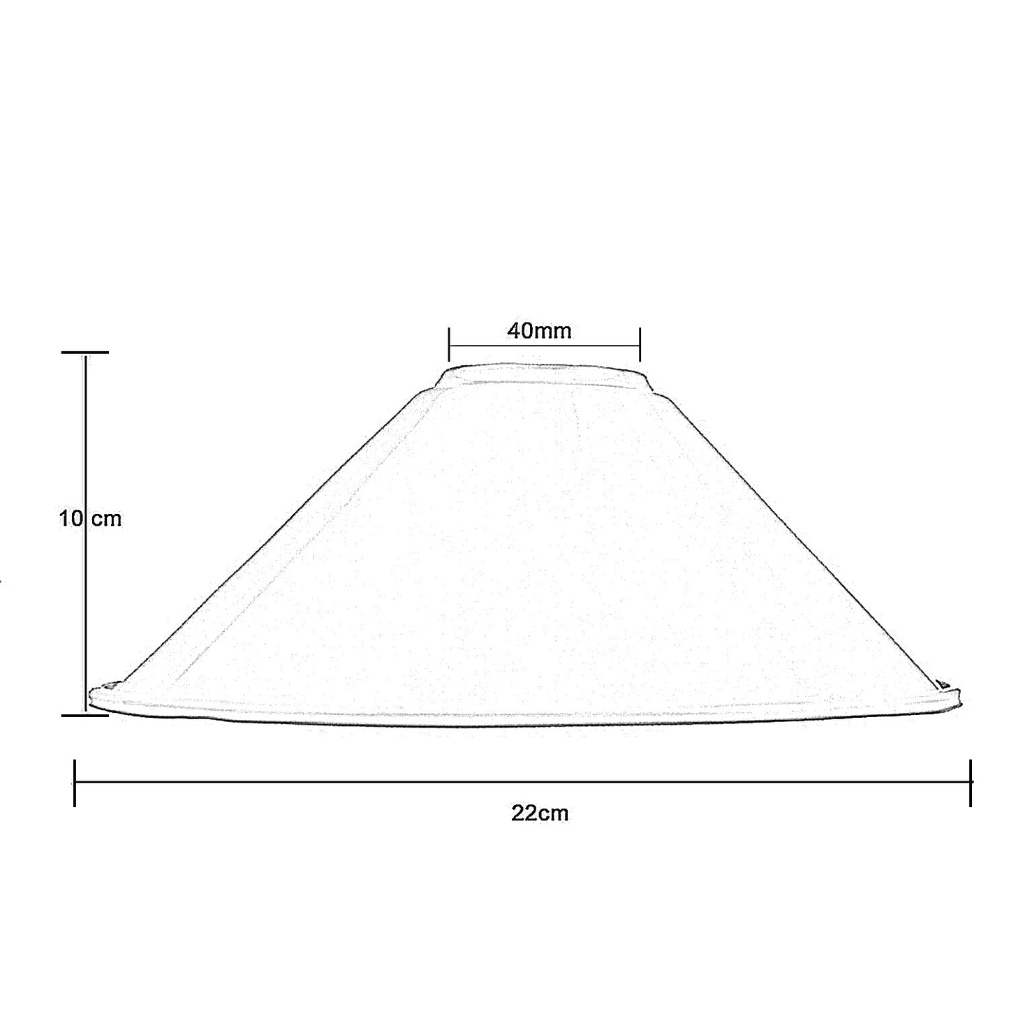 Modern Metal Brushed Brass Color Corn Lampshade~1114