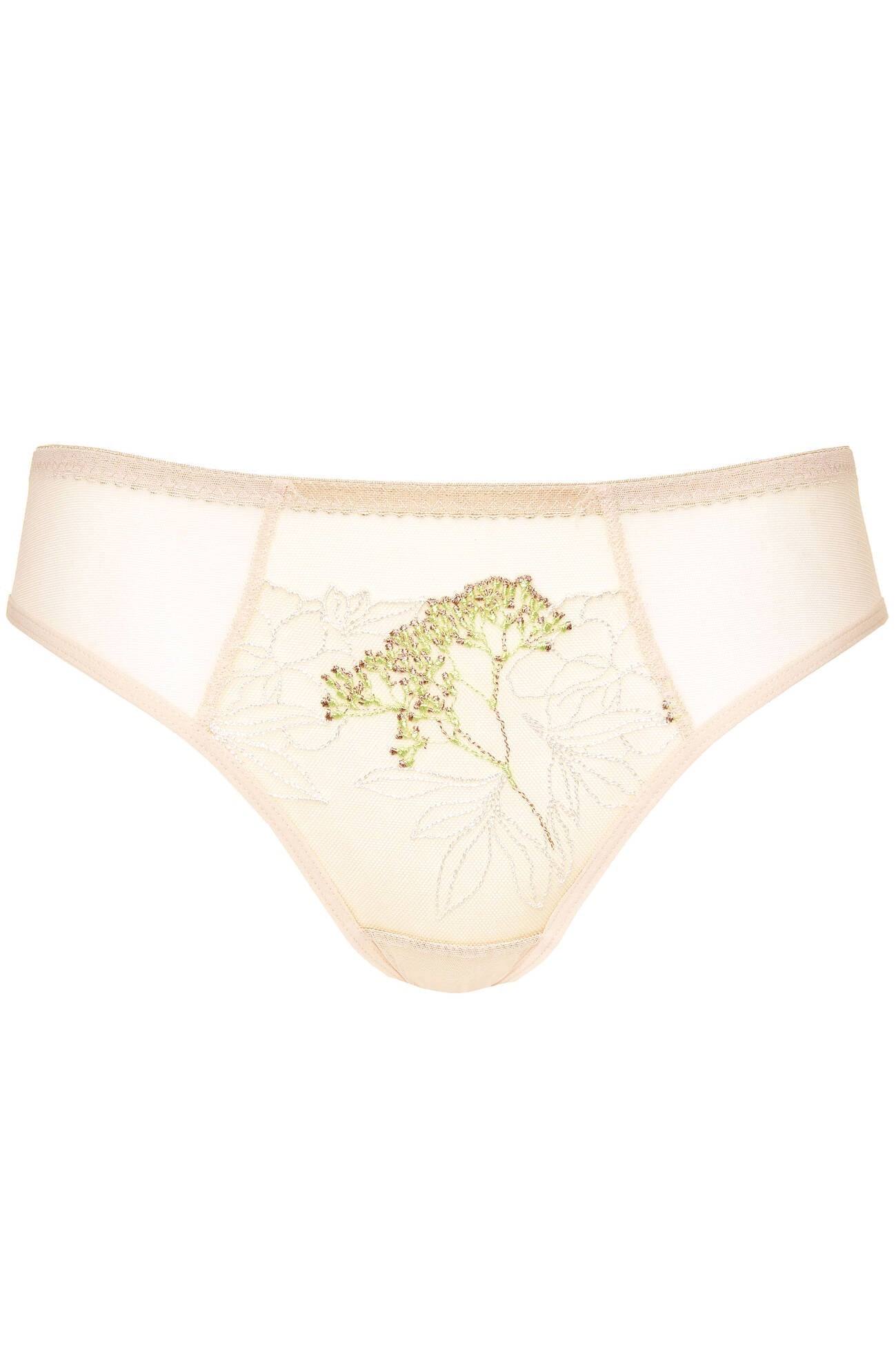 Sheer Mesh Embroidered Bikini Panty Gorteks Soleil-4
