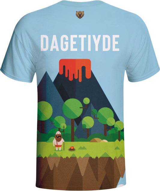 Cartoon Landscape Gaming Esports Jersey with Custom Name-1