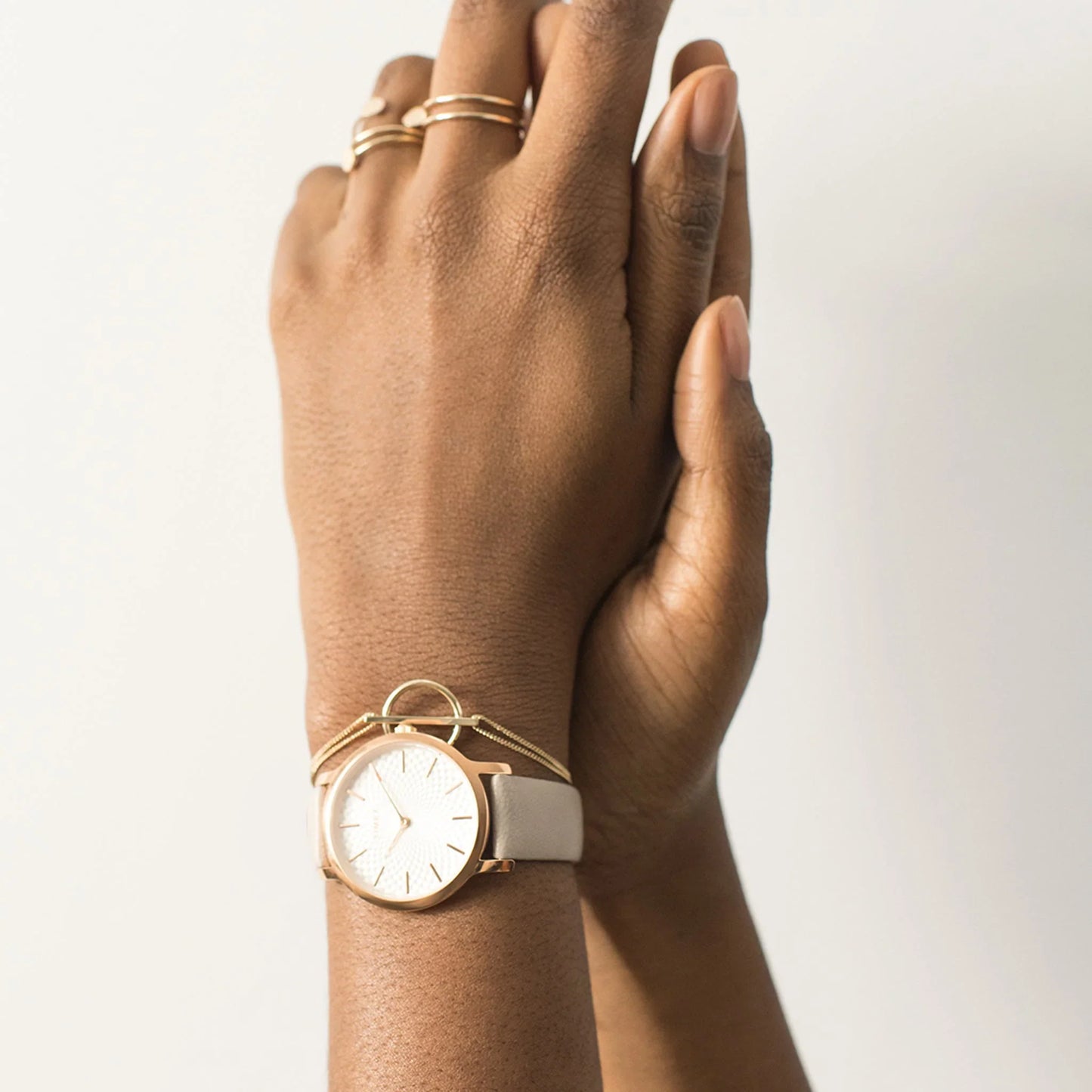 Timex Women's Pink Leather Watch, Silver Dial | Tw2r85200-4