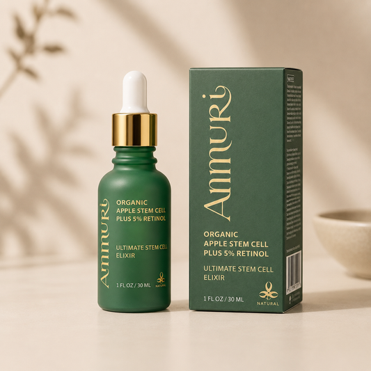 Retinol 5% Serum with Apple Stem Cell for Anti-Ageing, Acne & Dark Spots (30ml) | Ammuri-1