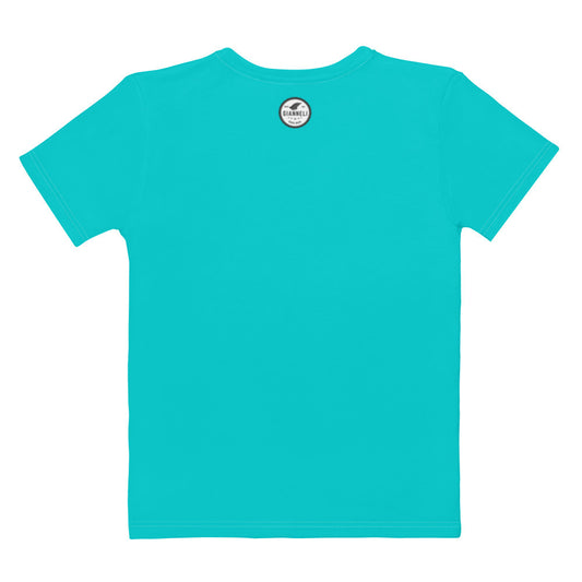 Aysire women's cotton touch jersey tee with four-way stretch, shown in a casual fit, soft fabric, and versatile style.