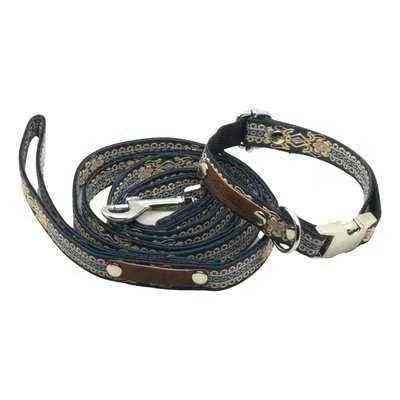 Finnigan's Luxury Pup walking Lead with Metal Buckle