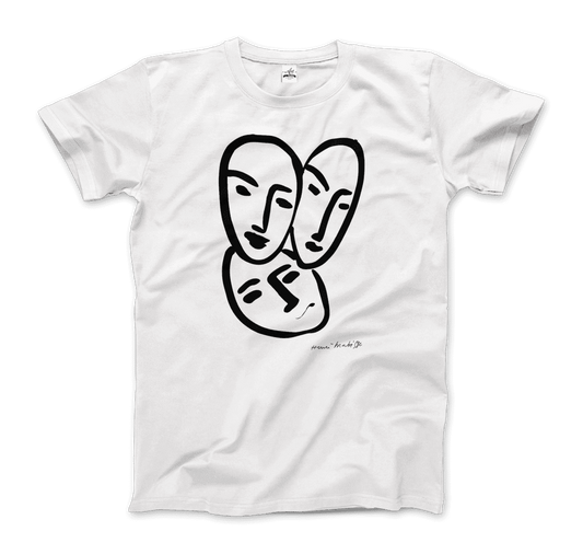 Henri Matisse Apollinaire Three Heads to Friendship 1952 art t-shirt-0