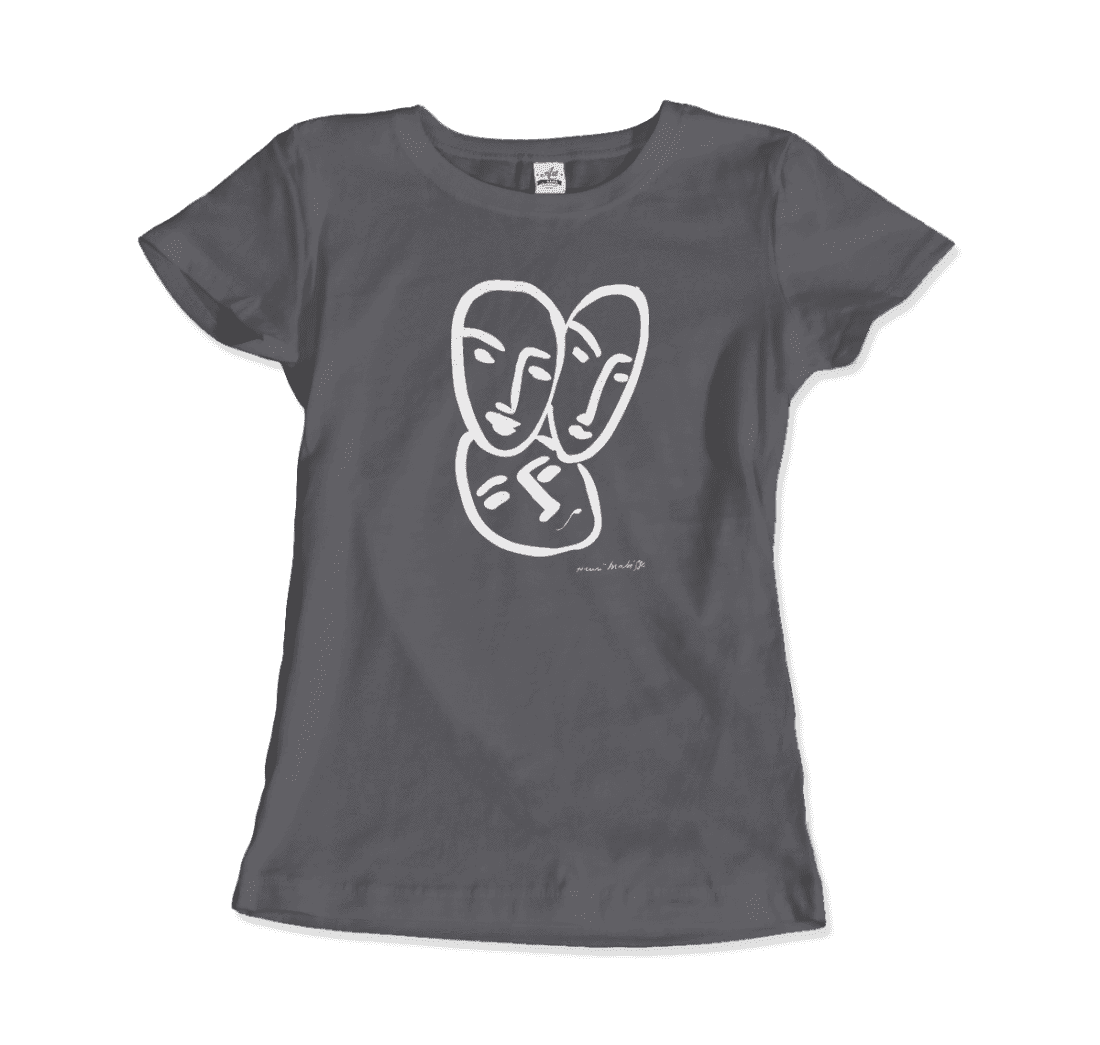 Henri Matisse Apollinaire Three Heads to Friendship 1952 art t-shirt-9