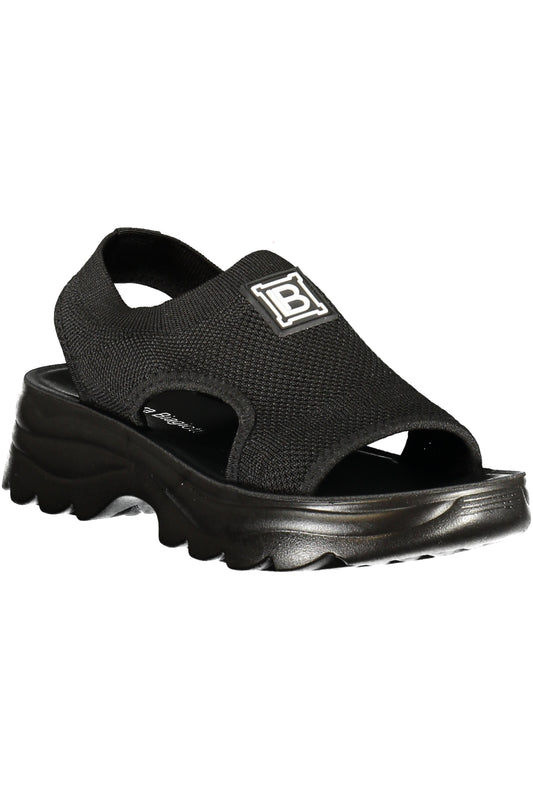 LAURA BIAGIOTTI WOMEN'S BLACK SANDALS