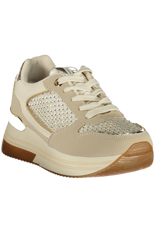 LAURA BIAGIOTTI WOMEN'S BEIGE SPORTS SHOES-1