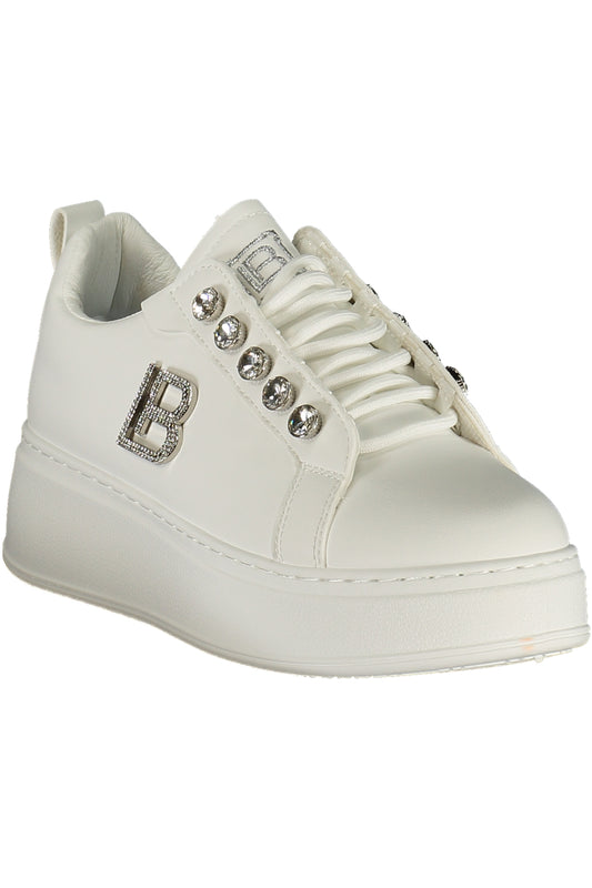 LAURA BIAGIOTTI WOMEN'S WHITE SPORTS SHOES