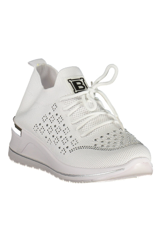LAURA BIAGIOTTI WOMEN'S WHITE SPORTS SHOES-1