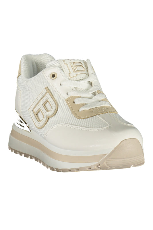 LAURA BIAGIOTTI WOMEN'S WHITE SPORTS SHOES