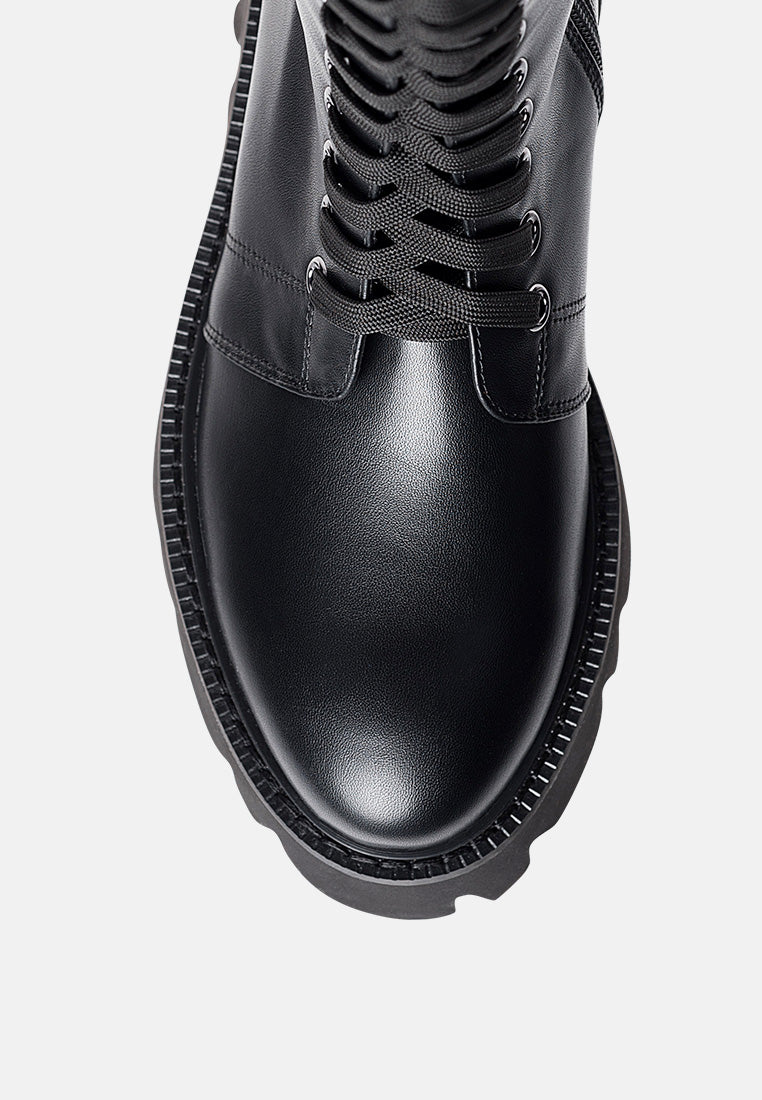 Mad Mood Chunky Lace-Up Ankle Boot-4