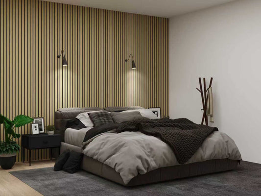Natural Oak Acoustic Wall Panels-1