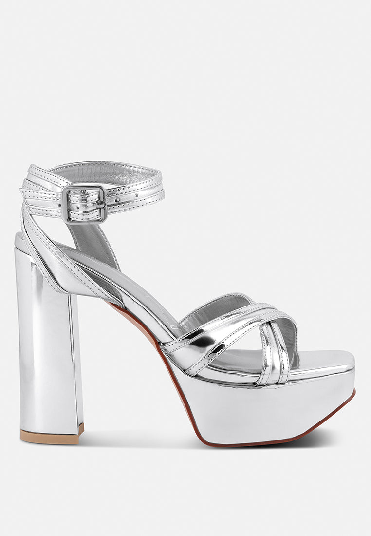 Nyle Platform High Heeled Sandals-8