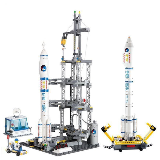 CZ-2F Space Rocket Launch Station | 822pcs-1