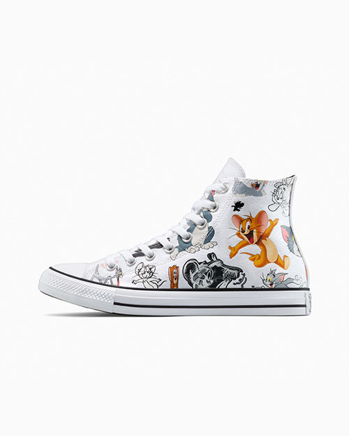 Tom & Jerry Chuck Taylor All Star White-1