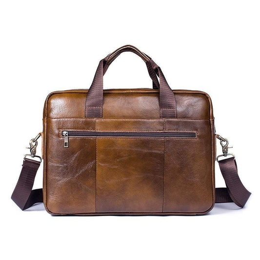 Rossie Viren Handmade Vintage Leather Briefcase For Men-1