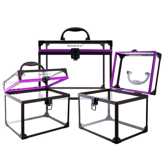 Clear Cosmetics and Toiletry Train Case-1