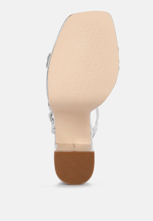 Whiskers High Heel Platform Strappy Sandals-1