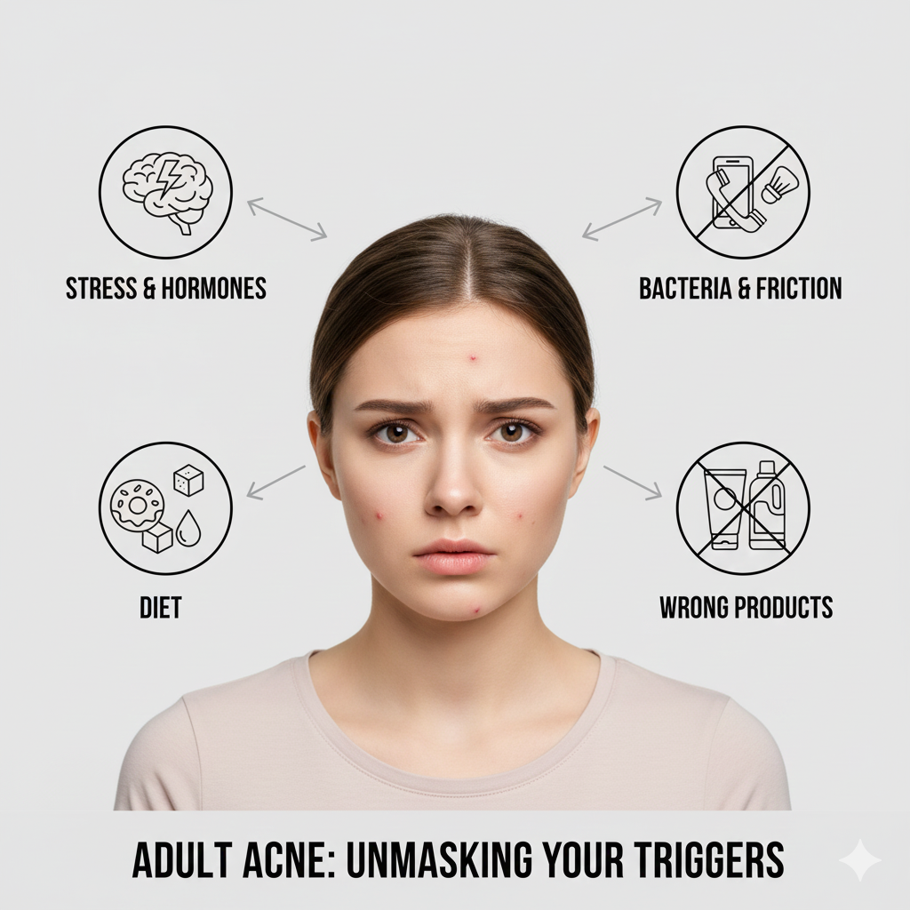 Understanding the Root Causes of Adult Acne