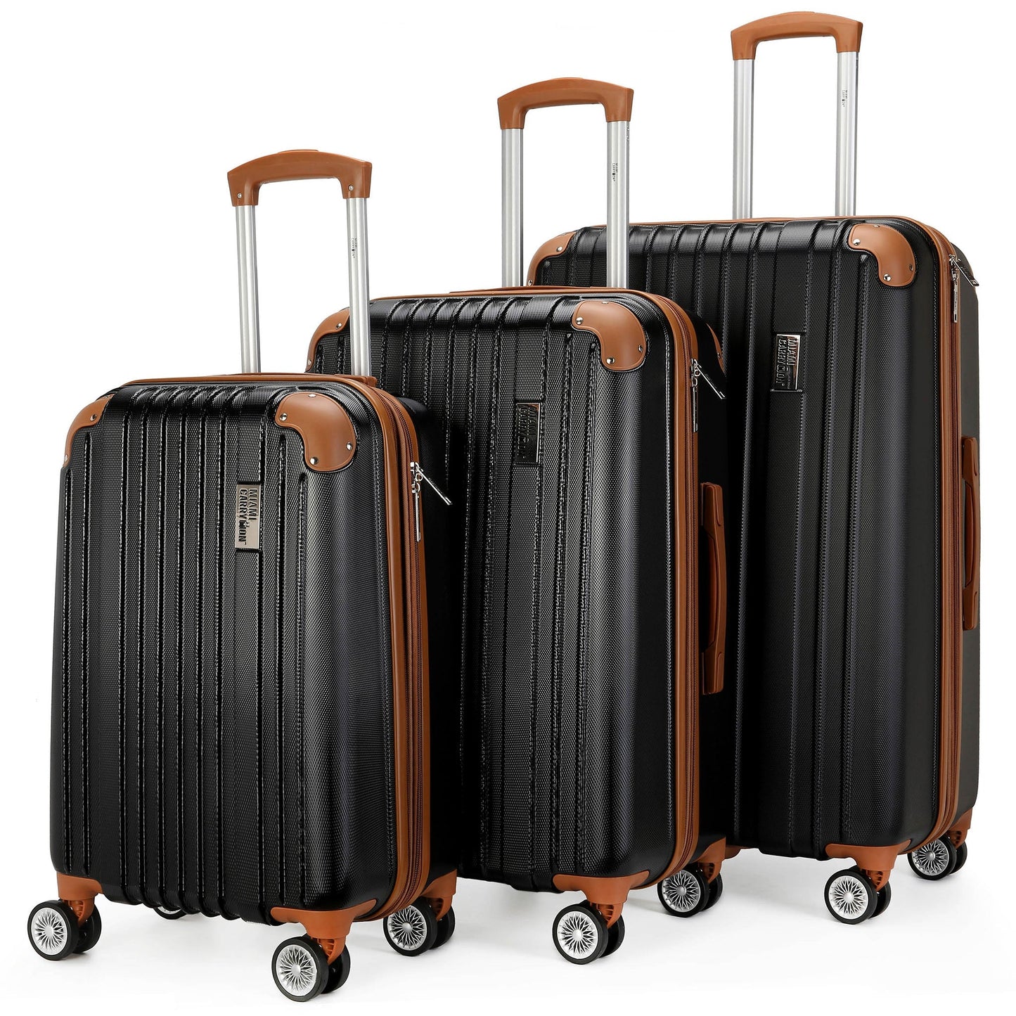 Collins 3 Piece Expandable Retro Luggage Set-0