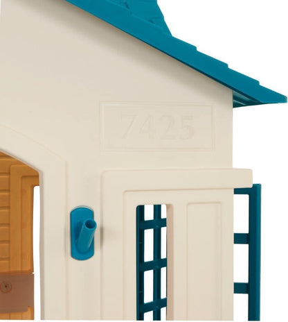 Blue Cape Cottage Playhouse Large Outdoor Kids Playhouse-2