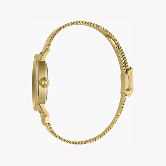 Just Cavalli Women's Gold Stainless Steel Watch, Silver Dial | Jc1l078m0065-1