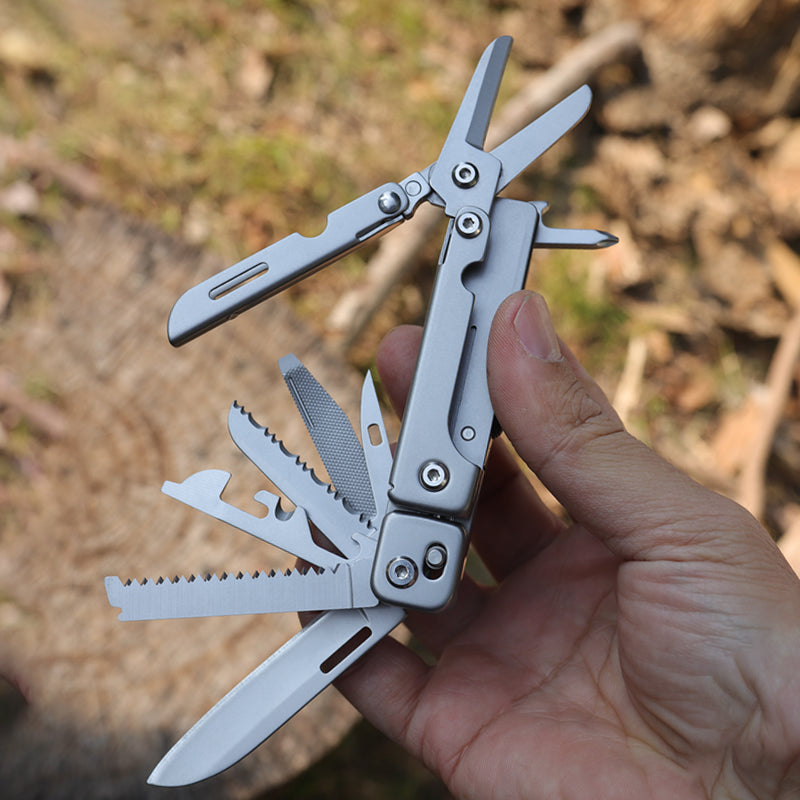 Multitool Hand Tool Screwdriver Mini Plier Portable Stainless Pocket Folding Pliers-2