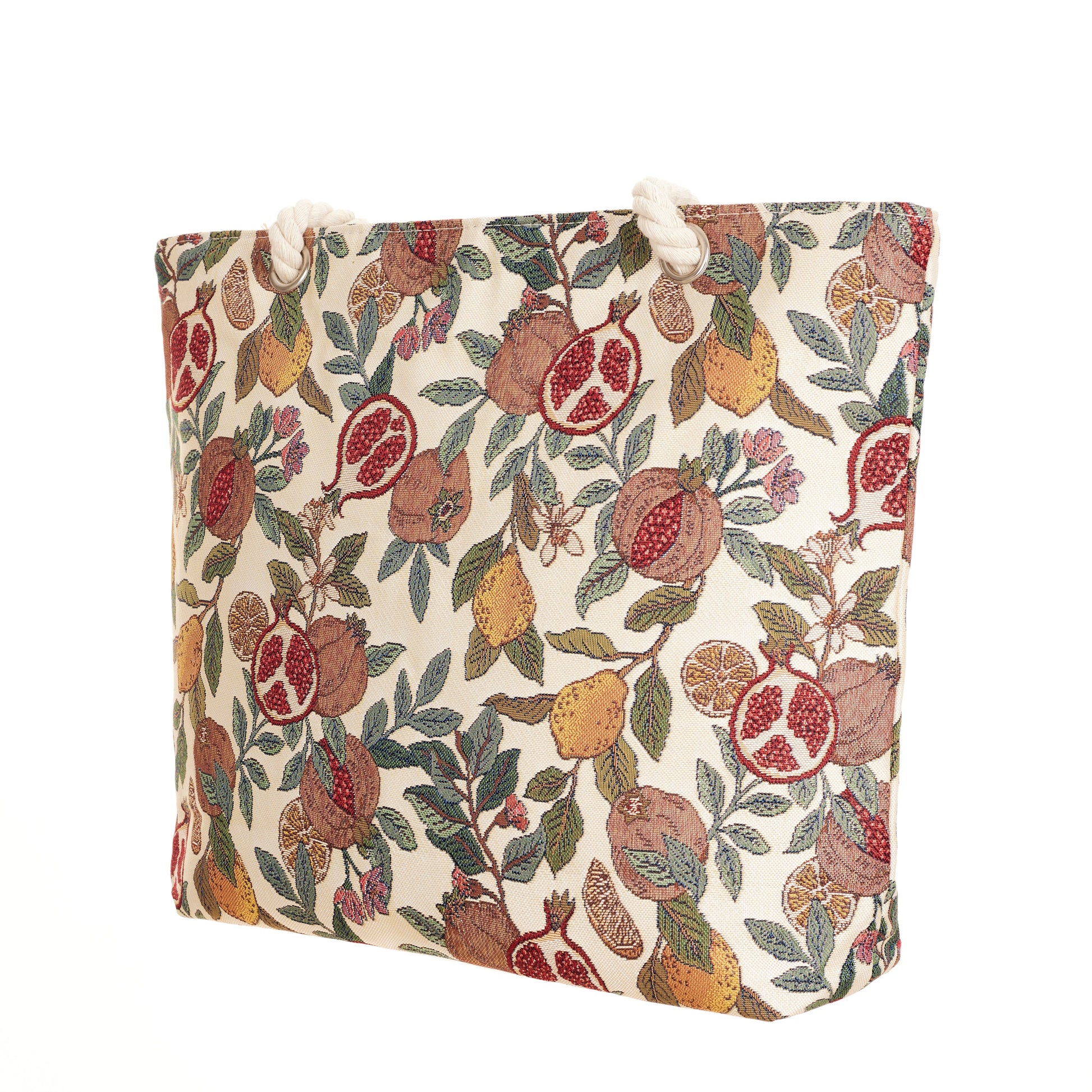 Pomegranate & Lemon - Rope Tote-3