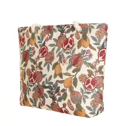 Pomegranate & Lemon - Rope Tote-3