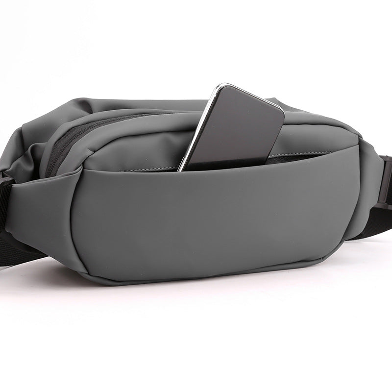 Fanny Pack Waist Bag: Small Hip Pouch Bum Bag Fannie Pack Phanny Fannypack Waistpack Bumbag Beltbag Sport Slim Fashionable for Jogging Hiking Hiker Woman Man-2