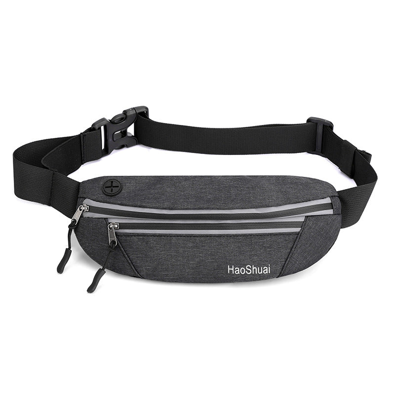 Running Belt Bag - No-Bounce Fitness Belt with Zipper Pocket, Secure Holder for Phone & Keys-0