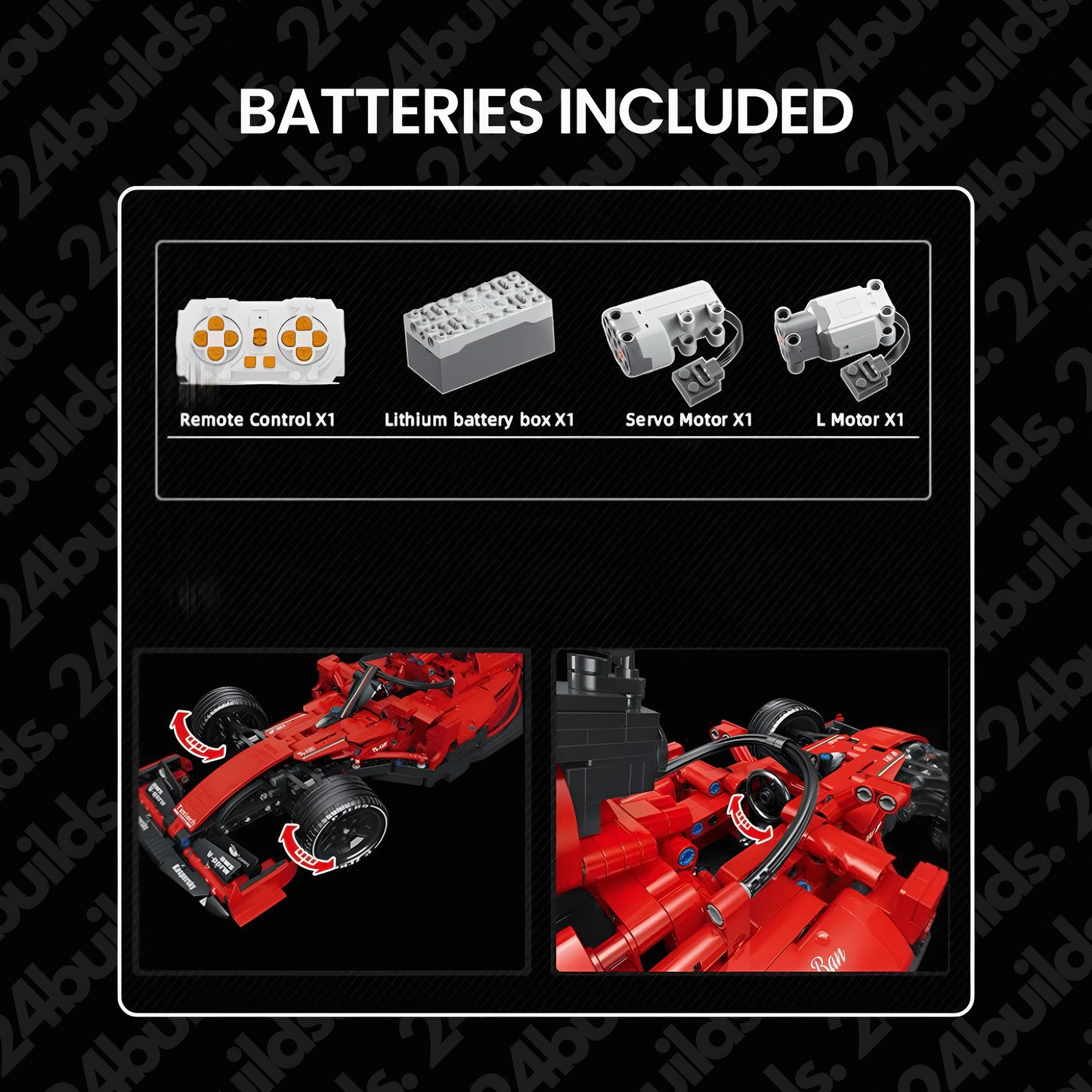 Remote Controlled 2020 Italian Single Seater | 1392pcs-2
