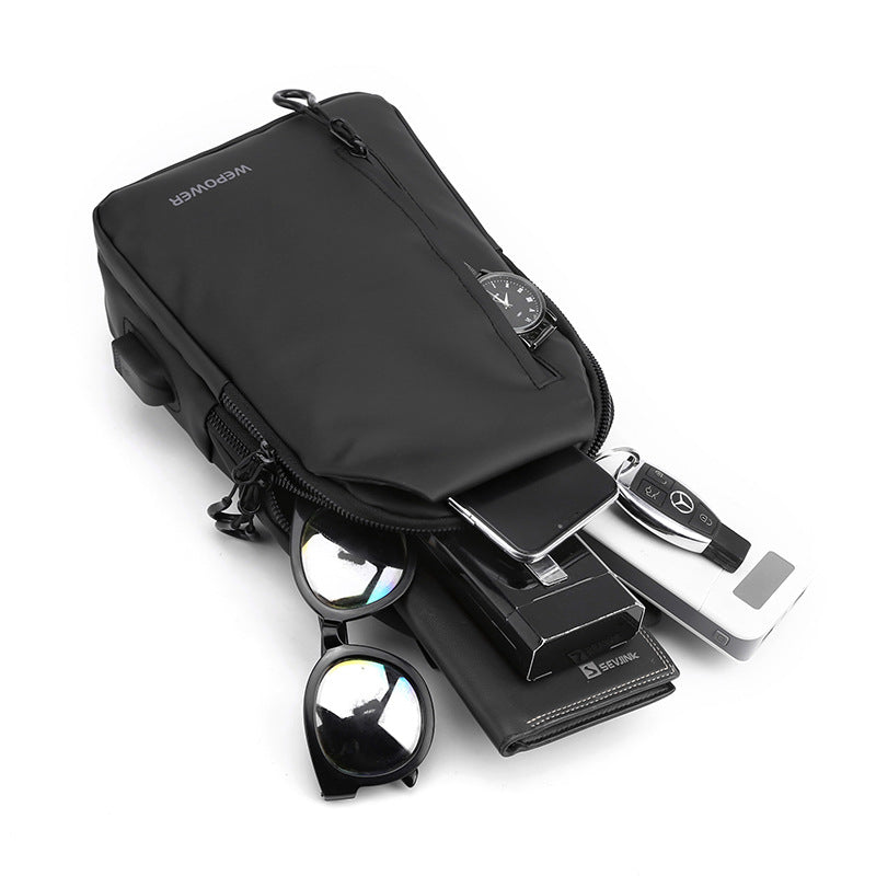 Crossbody Sling Backpack Sling Bag Travel Hiking Chest Bag Daypack-4