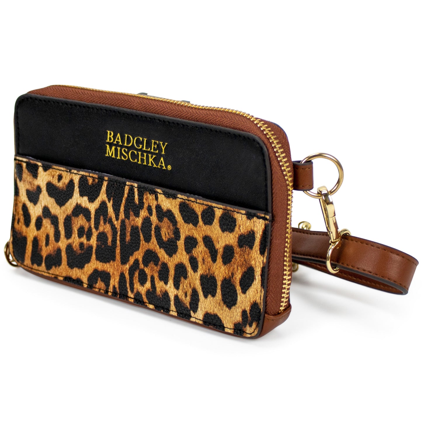 Leopard Vegan Leather Pouch Belt Bag-4