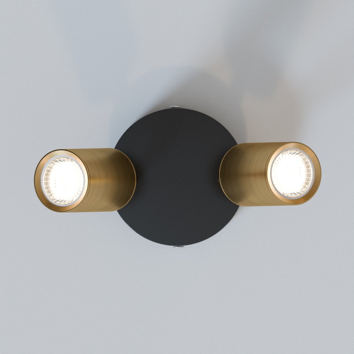 Adjustable Double Head Rotatable Ceiling Light GU10 Spotlight-5630