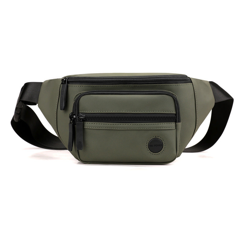 Fashion Man Waist Bag Fanny Pack Waterproof Chest Pack Outdoor Sports Crossbody Bag Casual Travel Male Belt Bag Hip Waist Packs-1