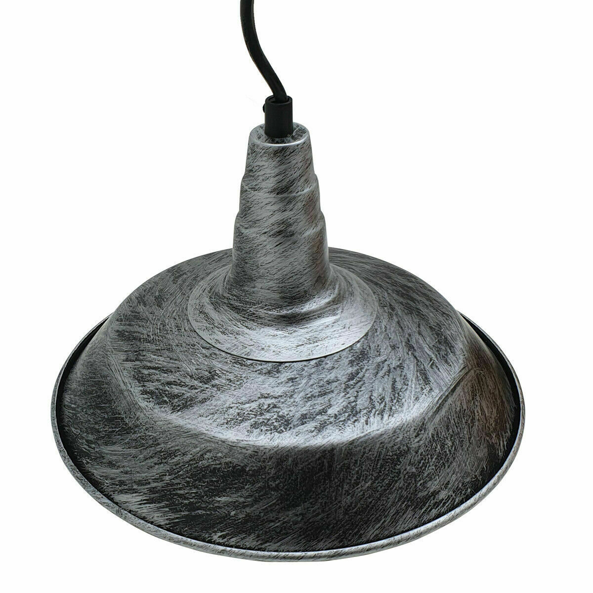 Metal Dome Ceiling Light Shade Versatile Décor Silver ~3721