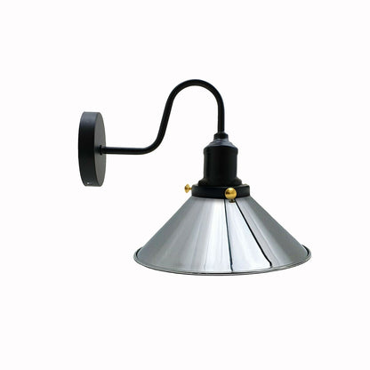 Vintage Industrial Metal Cone Shade Lighting Indoor Wall Sconce Light Fittings~3389