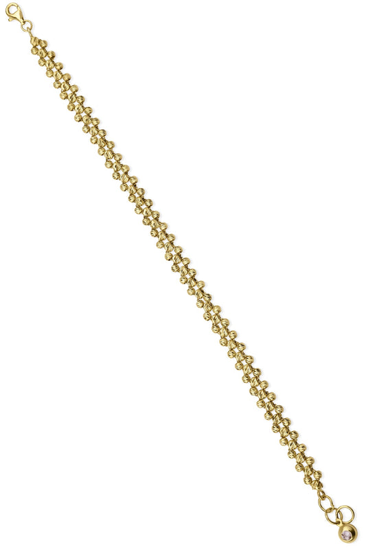 14ct Gold Dorica Tarnish Resistant Adjustable Bracelet-1