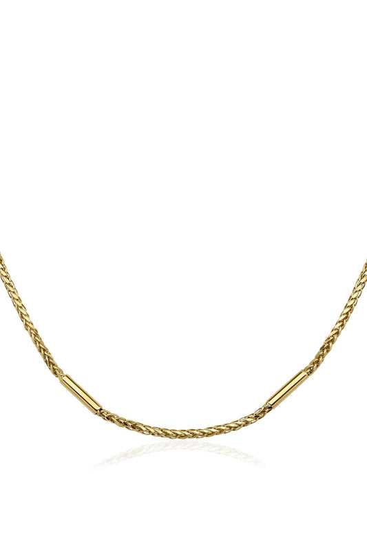 14ct Gold Franco Roller Chain-1