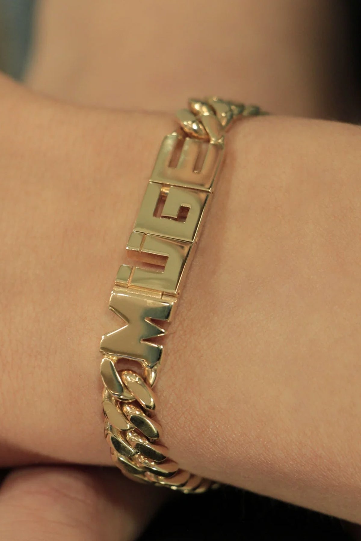 14ct Gold Personalized Name Bracelet-0