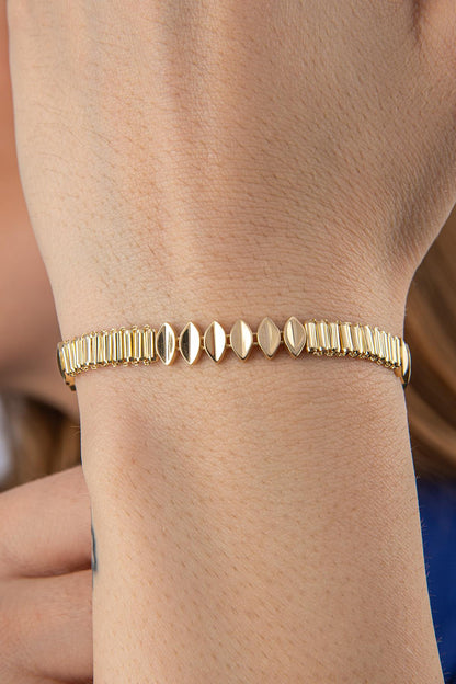 14ct Gold Violet Bracelet-1