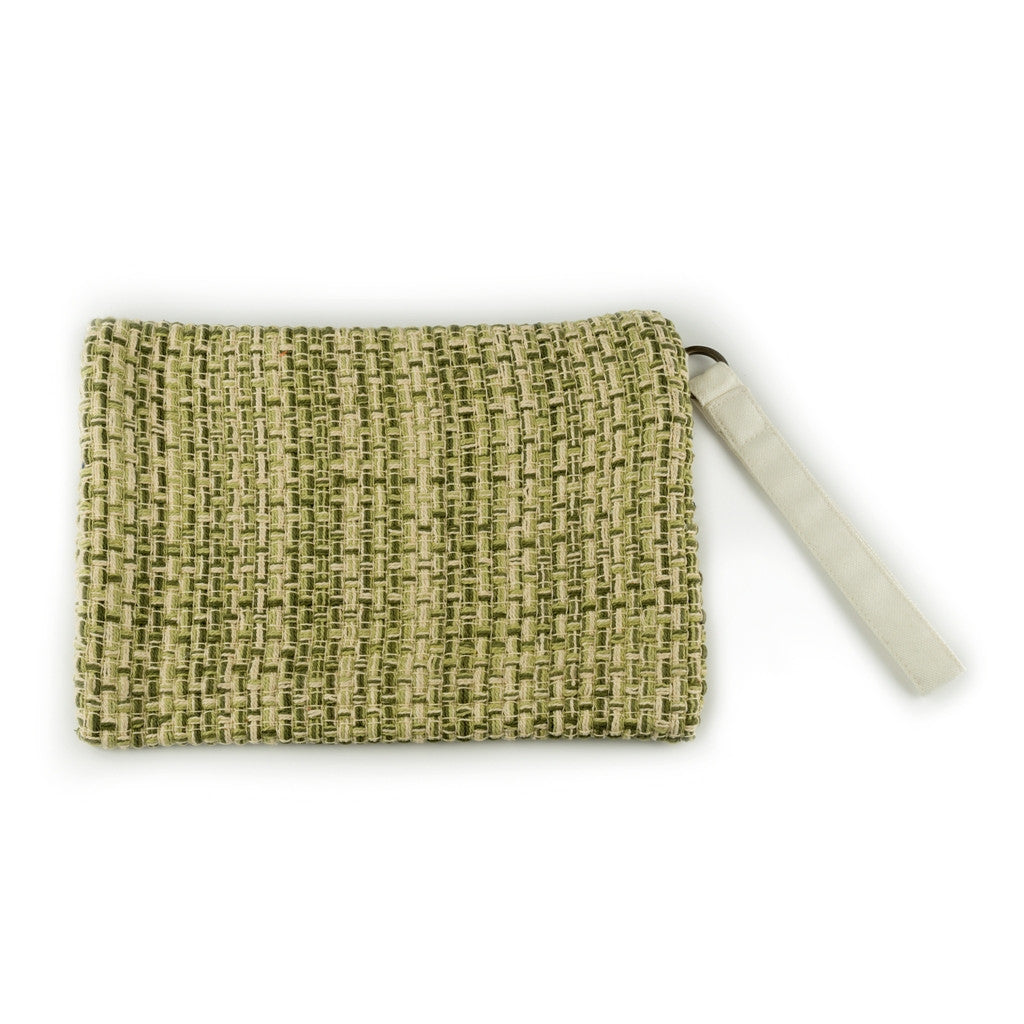 Carry Me Accessories Pouch - Green Offwhite-3