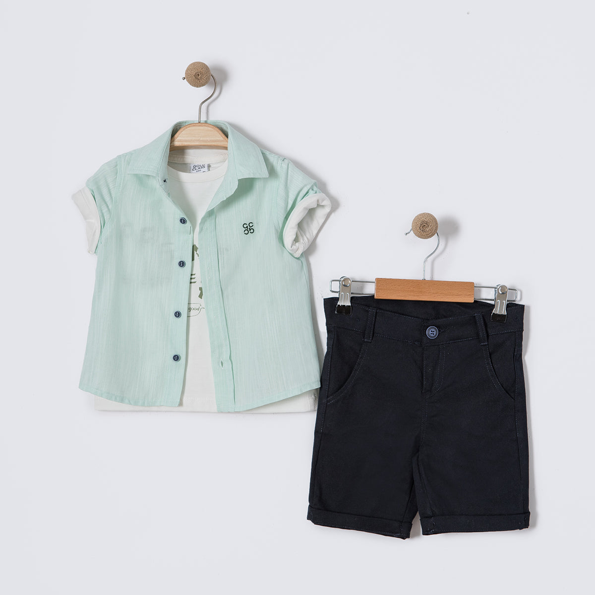Mint Mike Denim Set-1