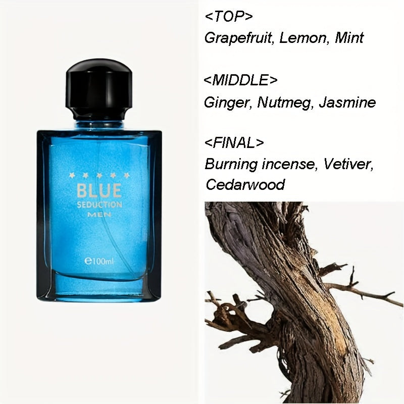 Men's Woody Eau De Parfum Long-Lasting Fragrance-3