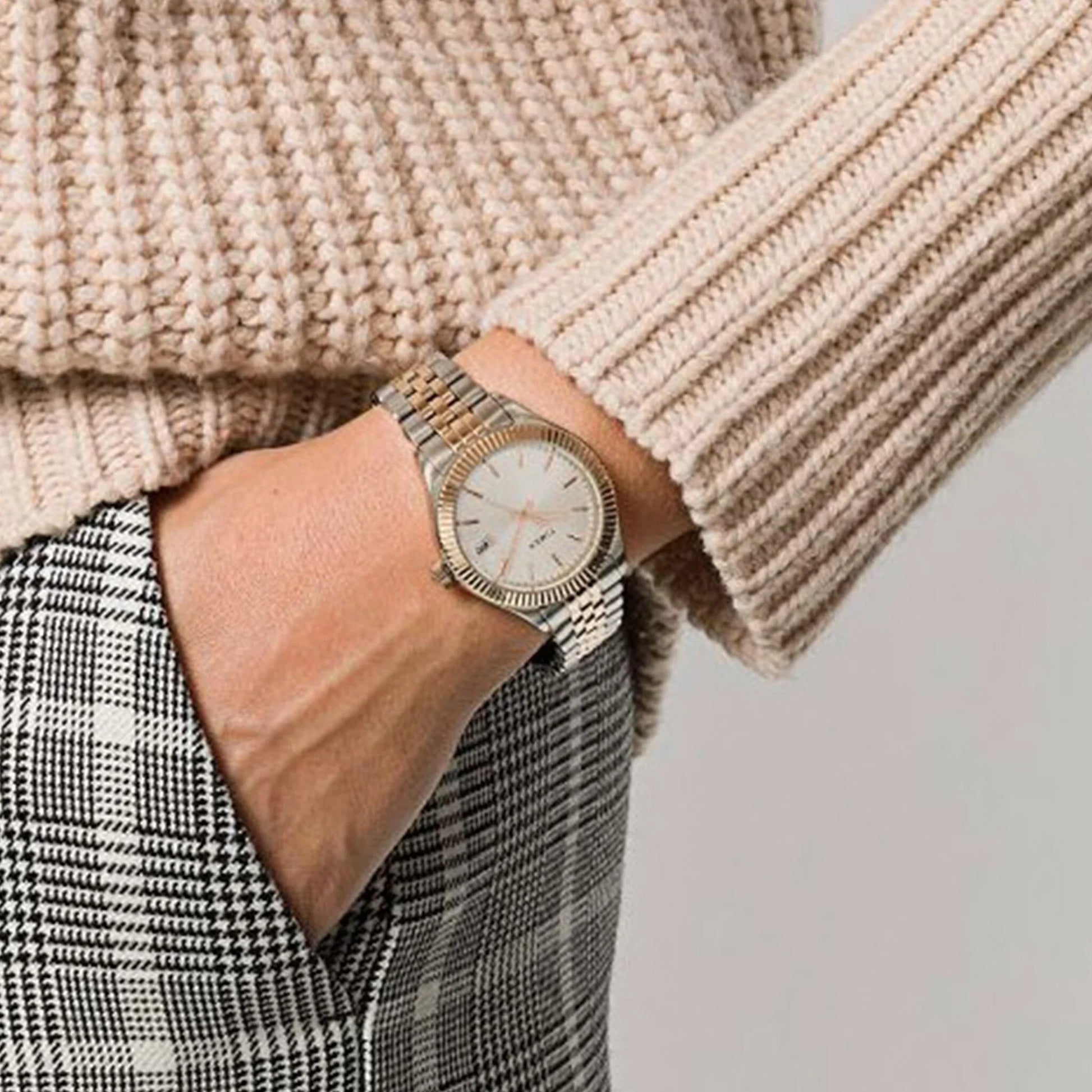 Timex Women's 2t Stainless Steel Watch, Silver Dial | Tw2t87000-4
