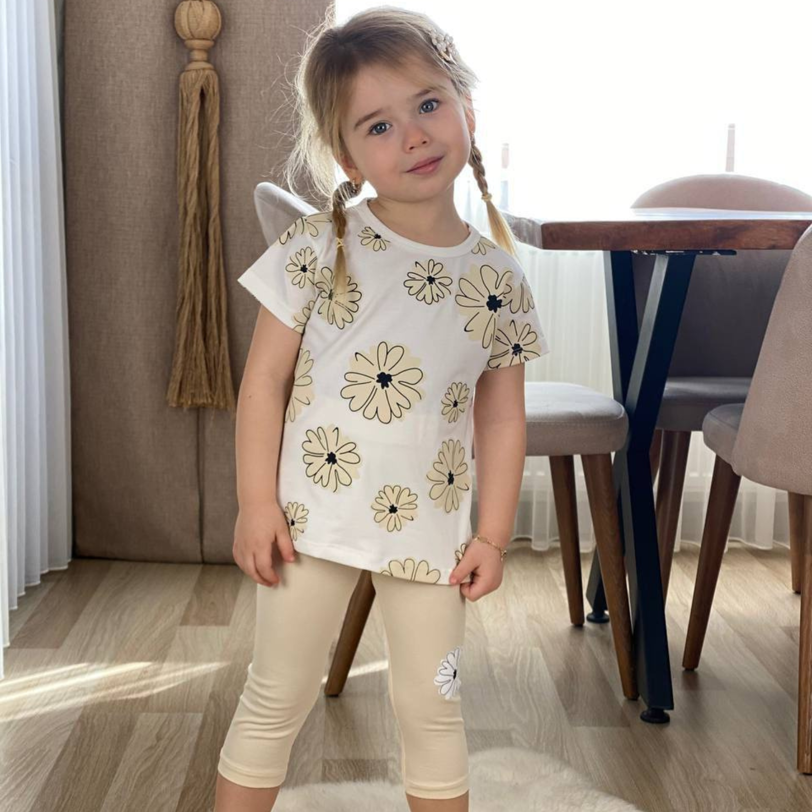 Zara's Flowers Leggings Set-2