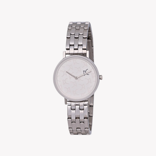 Pierre Cardin Women's Silver Metal Watch, White Dial | Cbv.1539-0