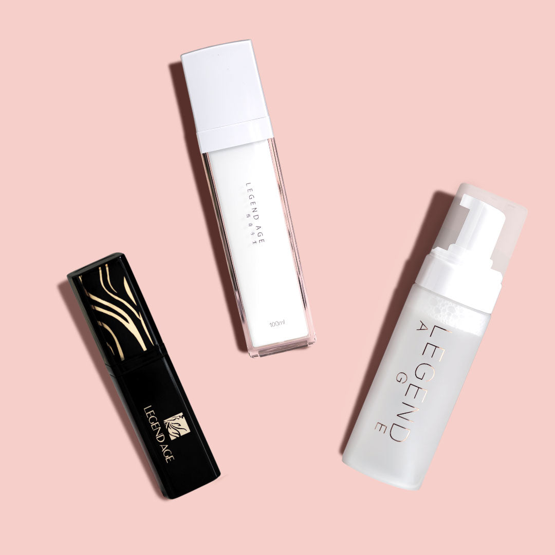 Radiance & Hydration Ritual Kit | Lip care, Deep Cleansing and Skin Hydration | Legend Age-0