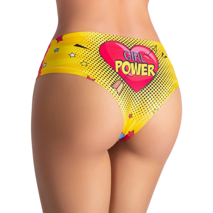 Memème Women’s Ultra-Comfortable COMICS - Strong Girl - Panties | Breathable Cotton Crotch, Stretchy Fit, No Elastic Bands (Copy)-2